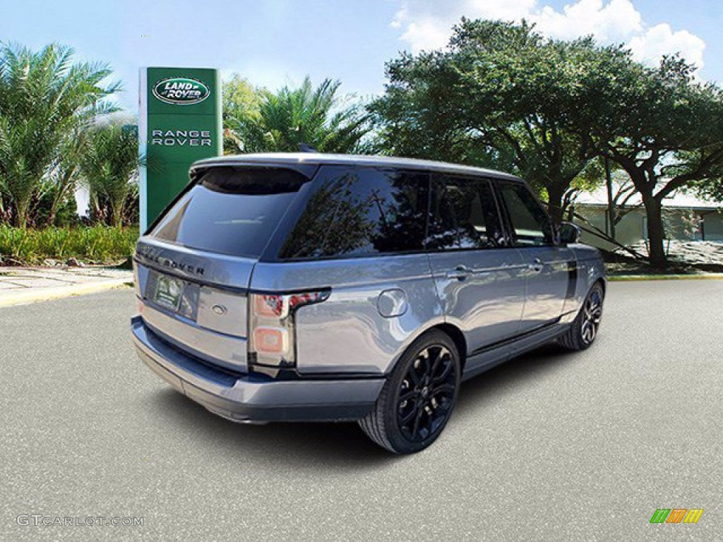 2021 Range Rover P525 Westminster - Byron Blue Metallic / Ebony photo #2