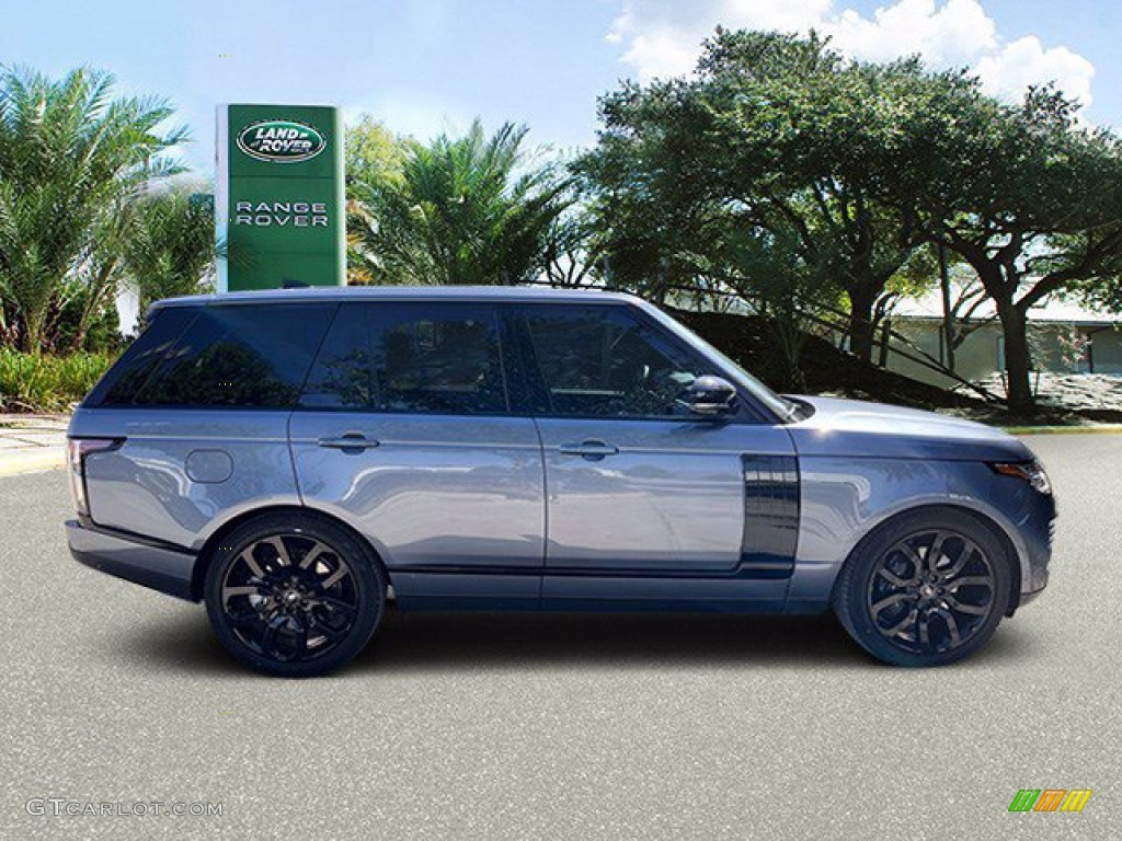 2021 Range Rover P525 Westminster - Byron Blue Metallic / Ebony photo #11