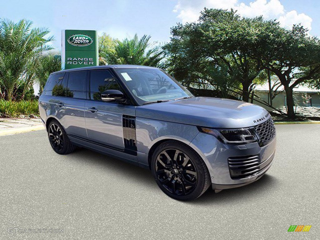 2021 Range Rover P525 Westminster - Byron Blue Metallic / Ebony photo #12