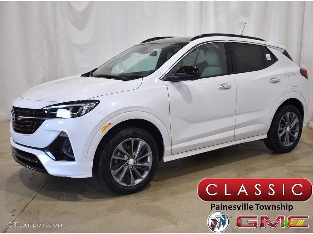 White Frost Tricoat Buick Encore GX