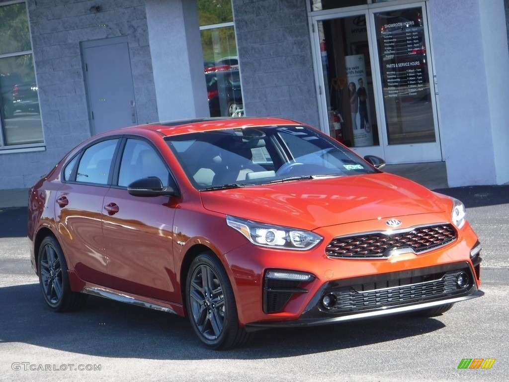2021 Fire Orange Kia Forte GTLine 143035300 Photo 6