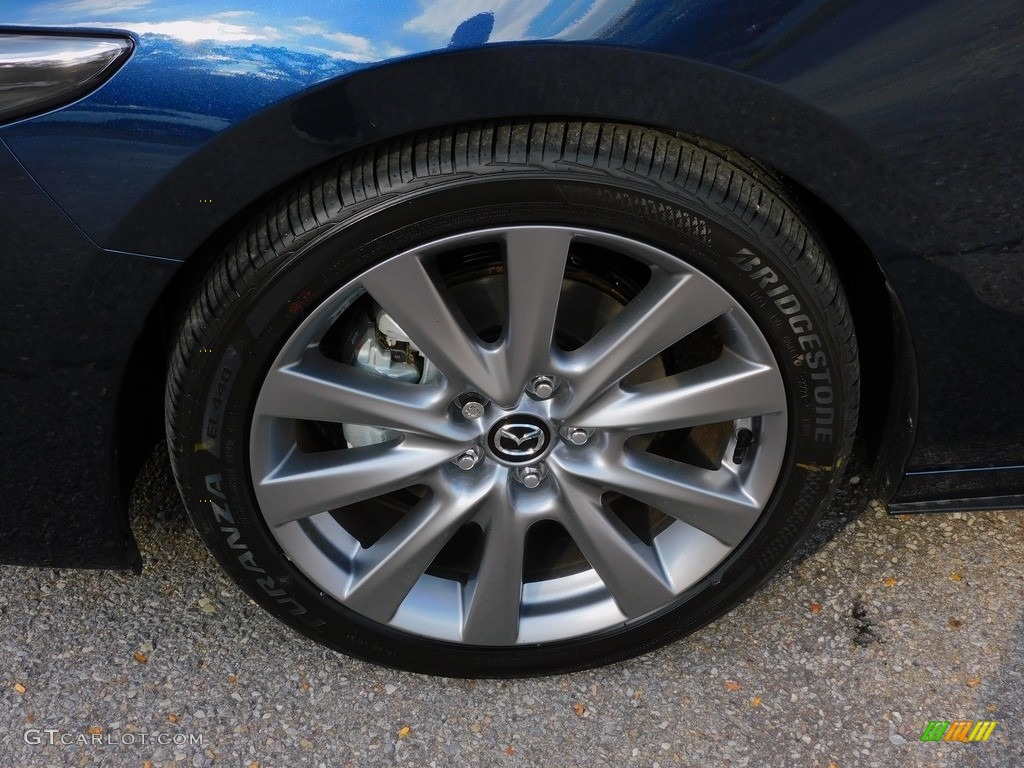 2021 Mazda3 Select Sedan AWD - Deep Crystal Blue Mica / Black photo #10