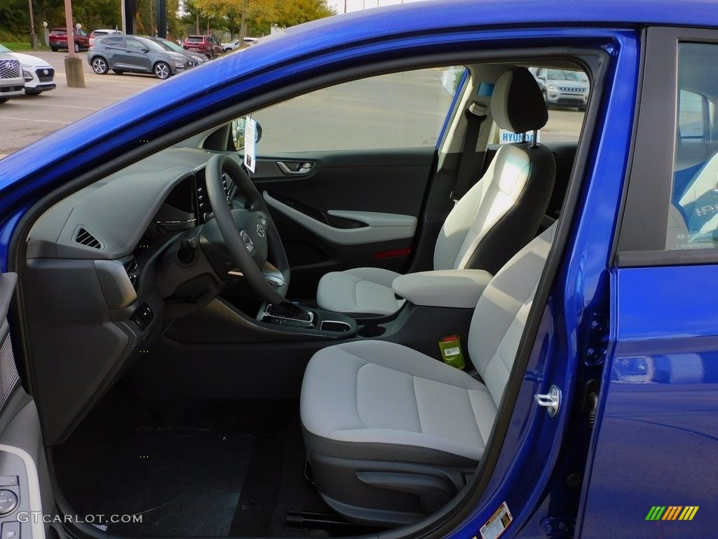 Gray Interior 2022 Hyundai Ioniq Hybrid Blue Photo #143039229