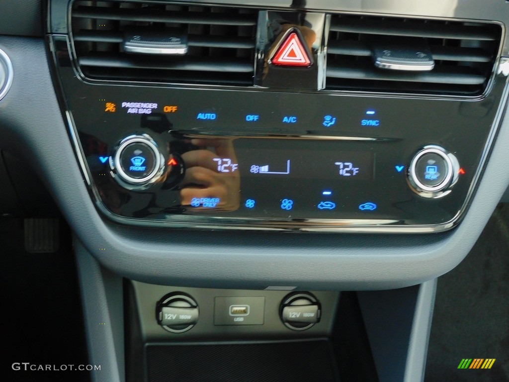 2022 Hyundai Ioniq Hybrid Blue Controls Photo #143039370