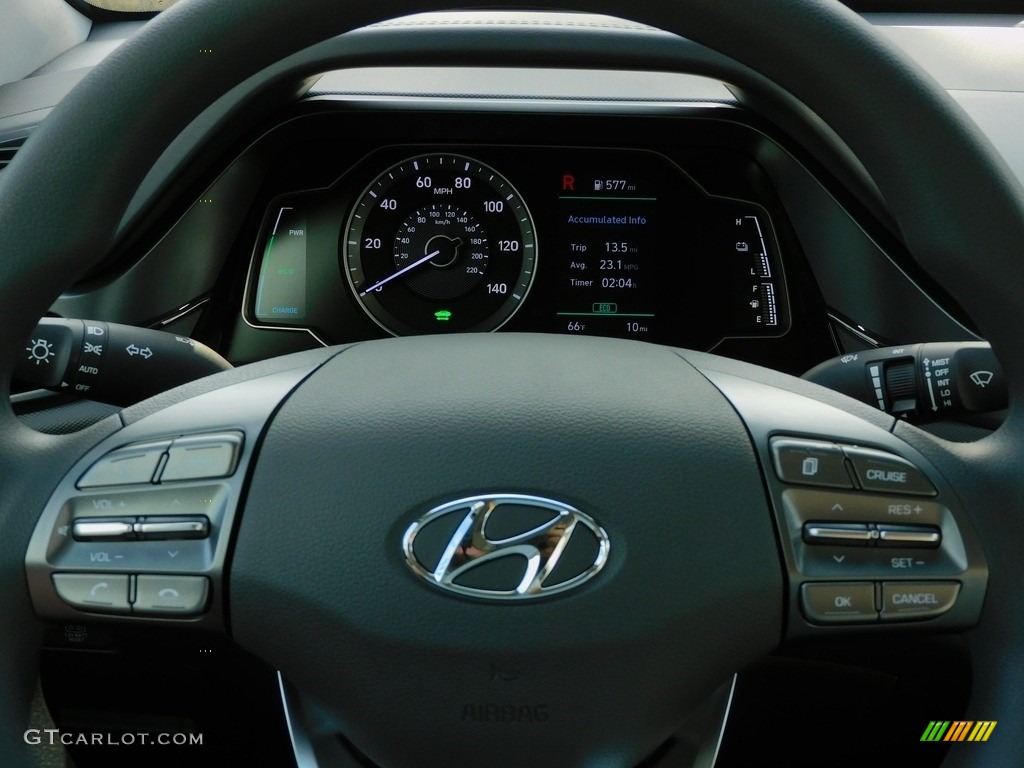 2022 Hyundai Ioniq Hybrid Blue Steering Wheel Photos