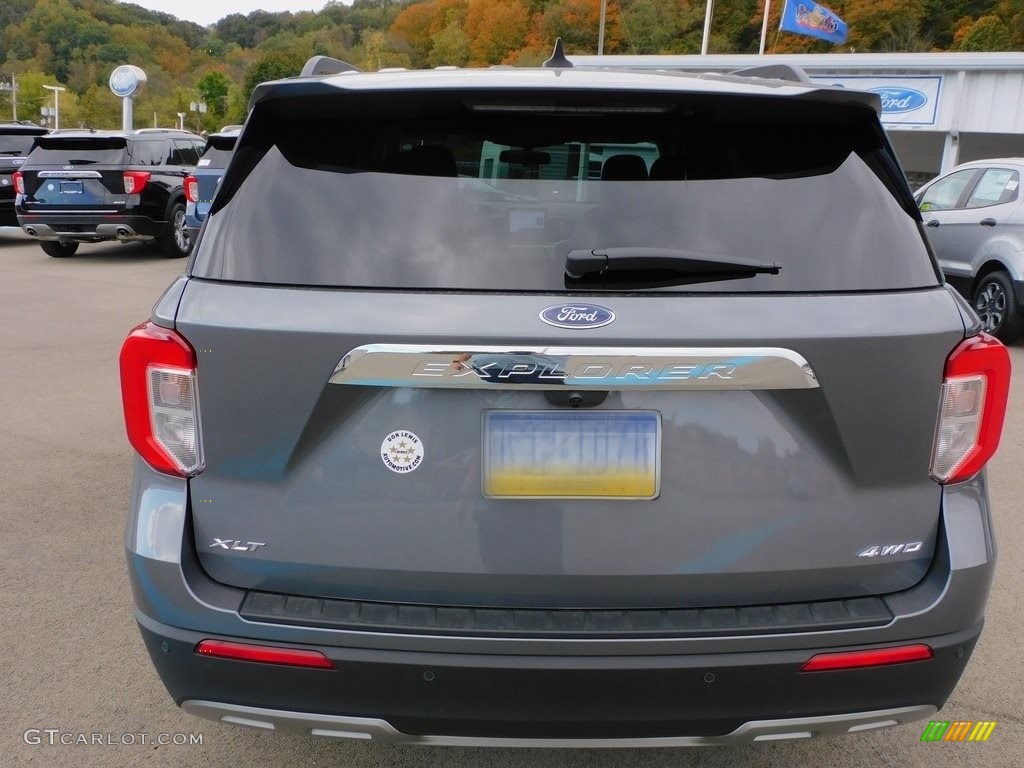 2021 Explorer XLT 4WD - Carbonized Gray Metallic / Ebony photo #3