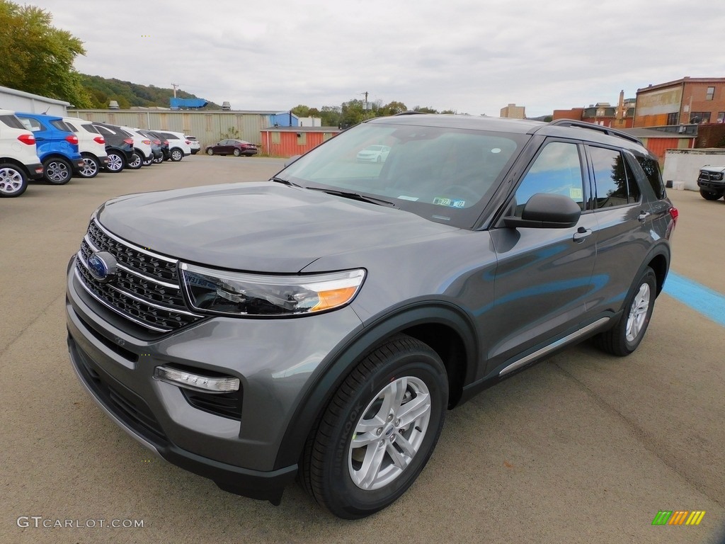 2021 Explorer XLT 4WD - Carbonized Gray Metallic / Ebony photo #7