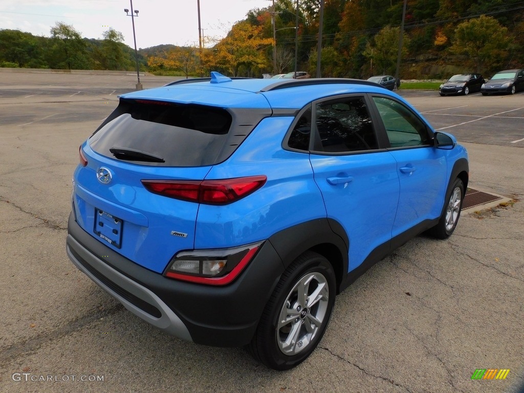 2022 Kona SEL AWD - Blue Wave / Black photo #2