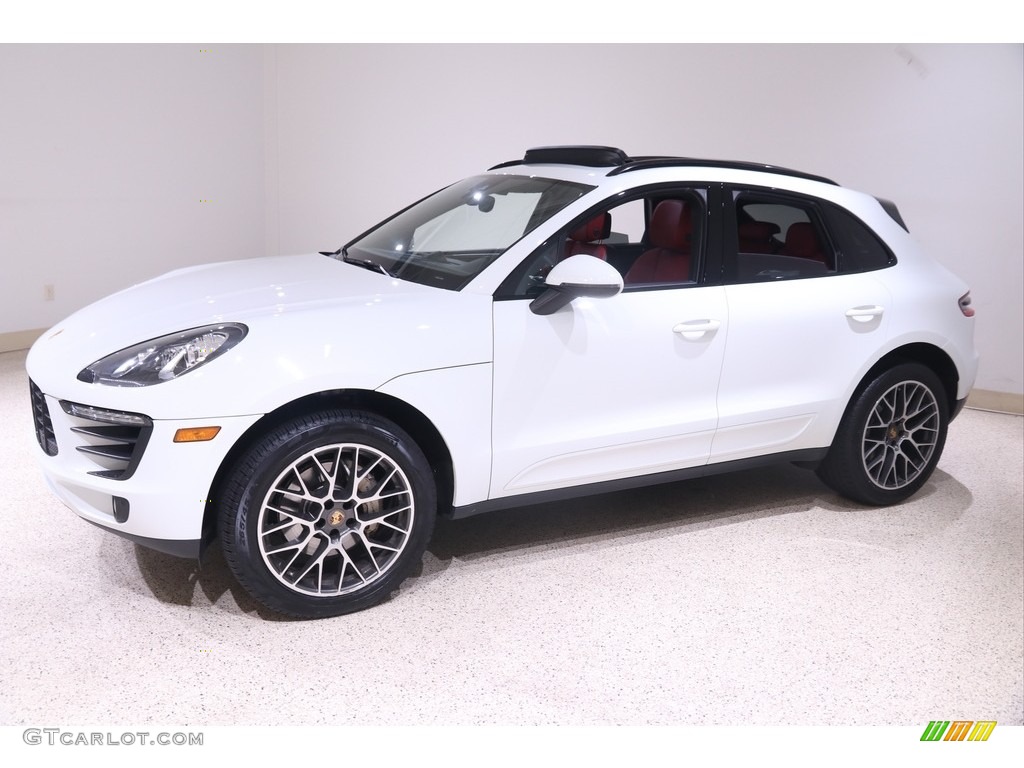 2018 Macan S - White / Black/Garnet Red photo #3