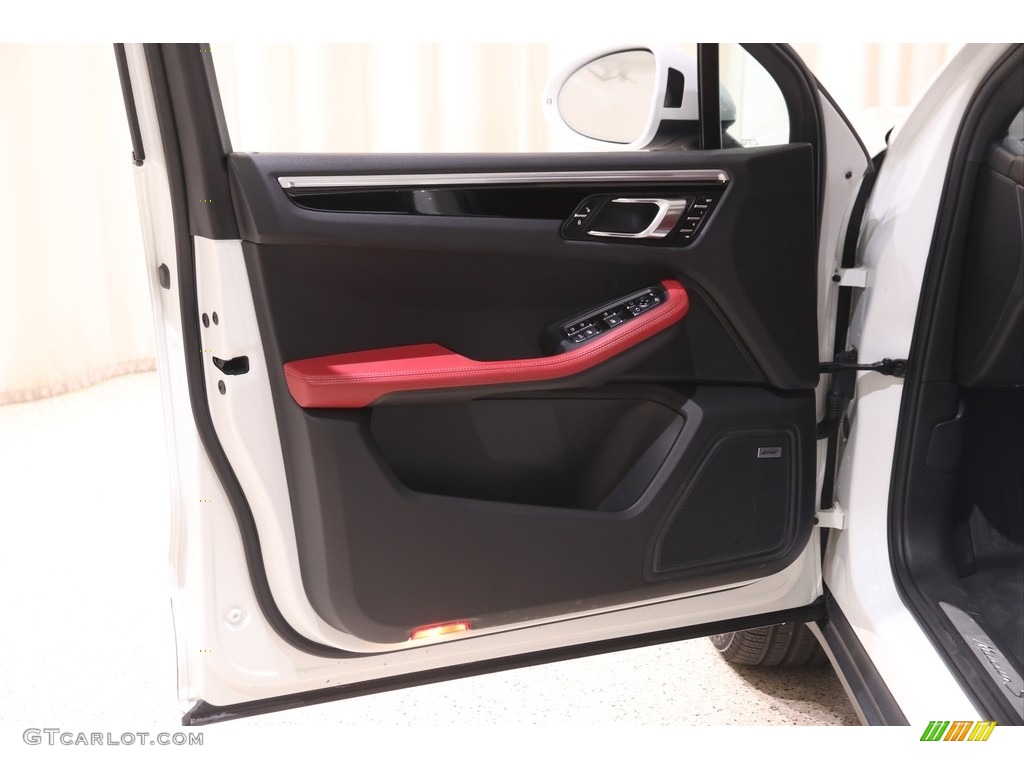 2018 Macan S - White / Black/Garnet Red photo #4