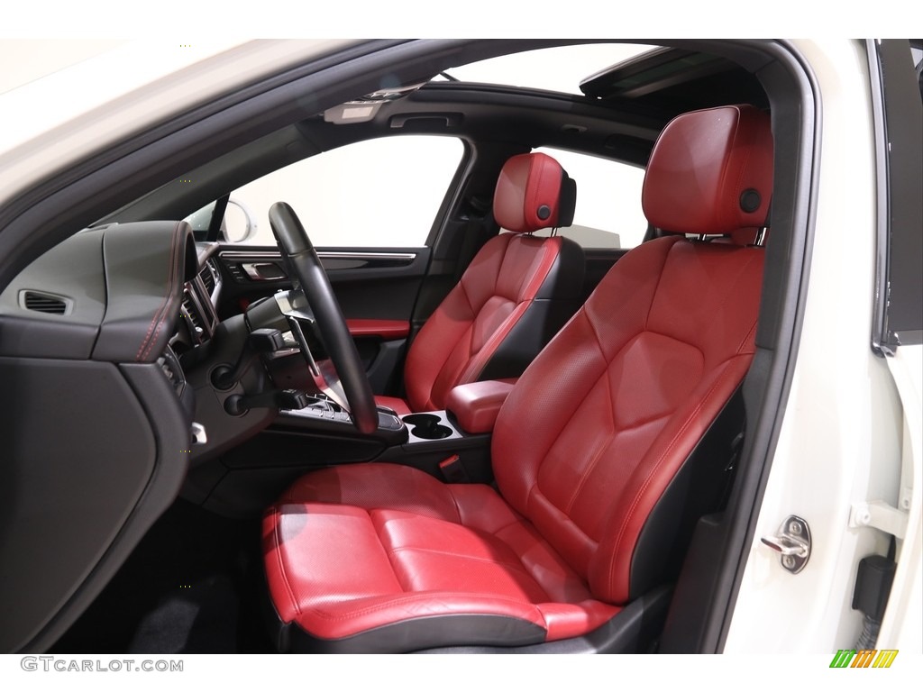 2018 Macan S - White / Black/Garnet Red photo #5