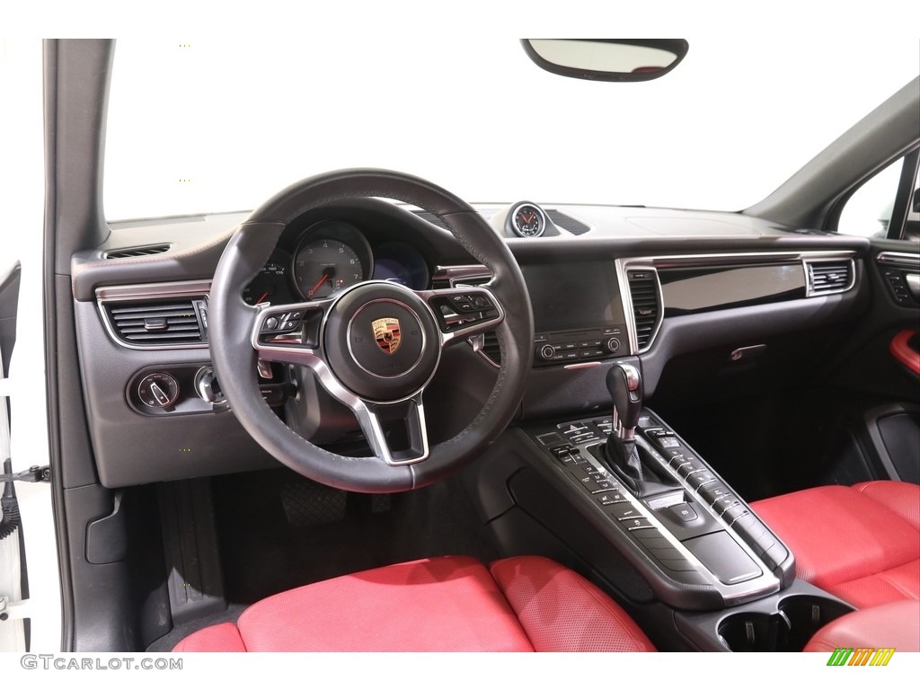 2018 Macan S - White / Black/Garnet Red photo #6