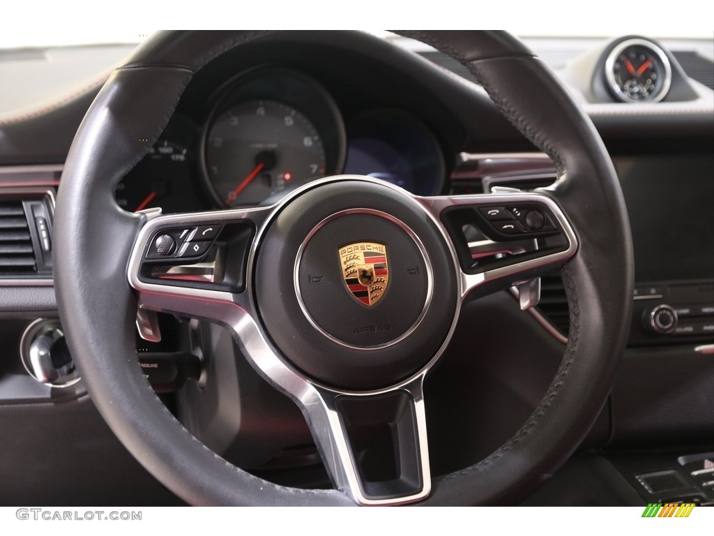 2018 Macan S - White / Black/Garnet Red photo #7