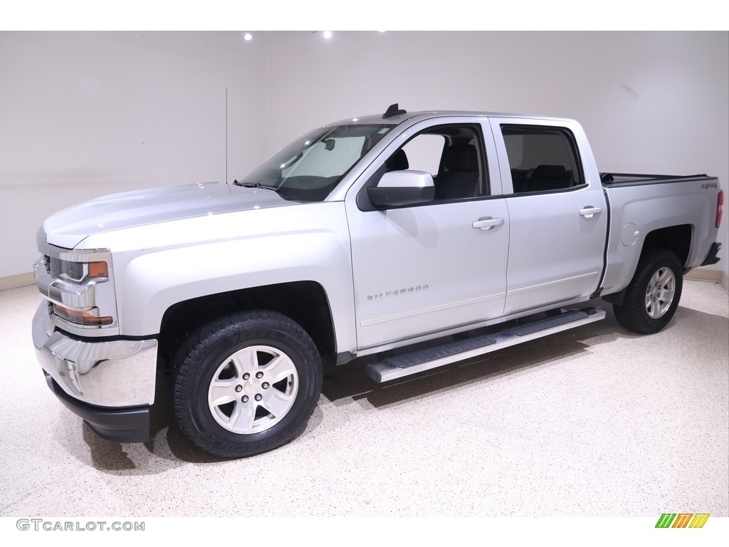 Silver Ice Metallic 2016 Chevrolet Silverado 1500 LT Crew Cab 4x4 Exterior Photo #143044716