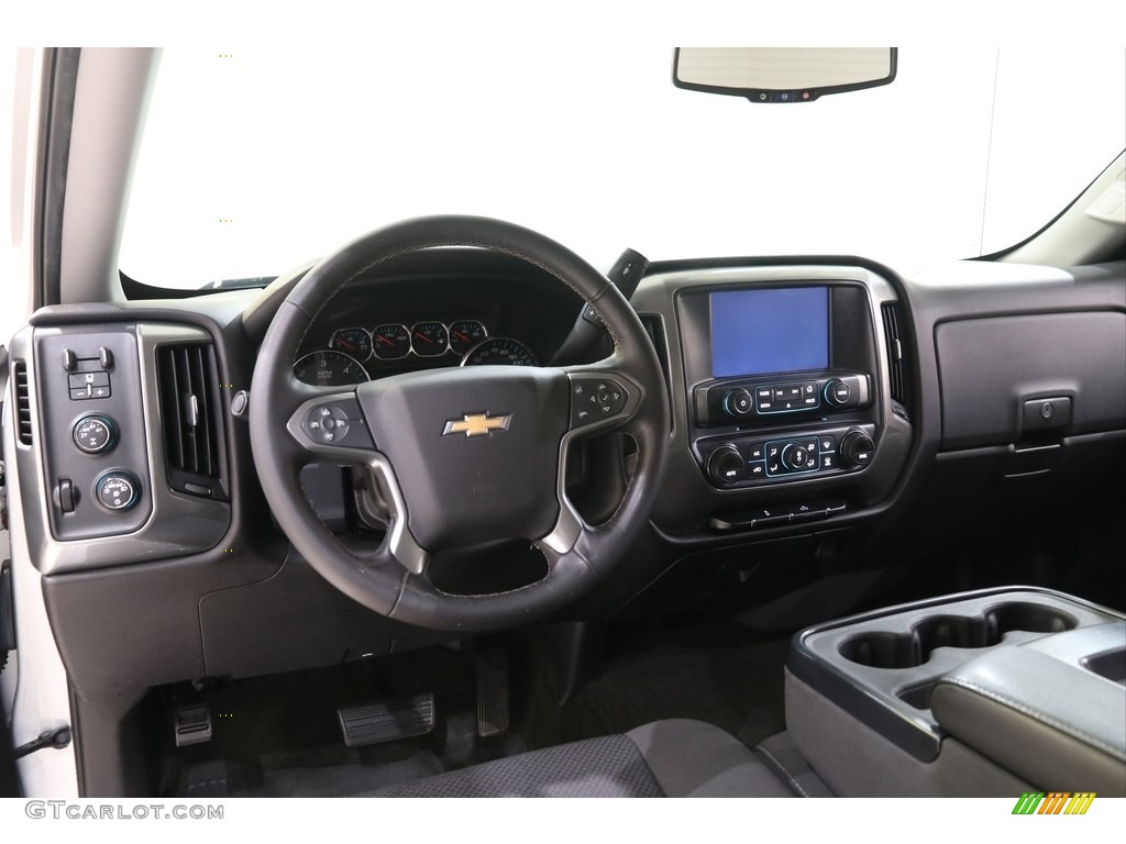 2016 Chevrolet Silverado 1500 LT Crew Cab 4x4 Jet Black Dashboard Photo #143044794