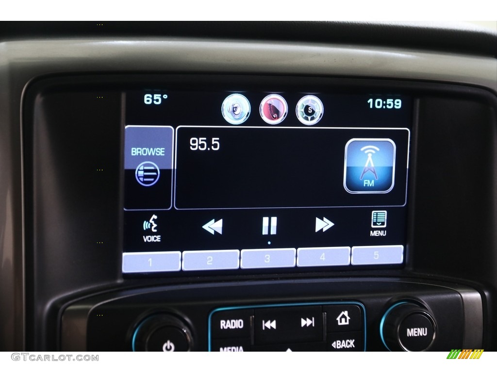 2016 Chevrolet Silverado 1500 LT Crew Cab 4x4 Audio System Photo #143044860
