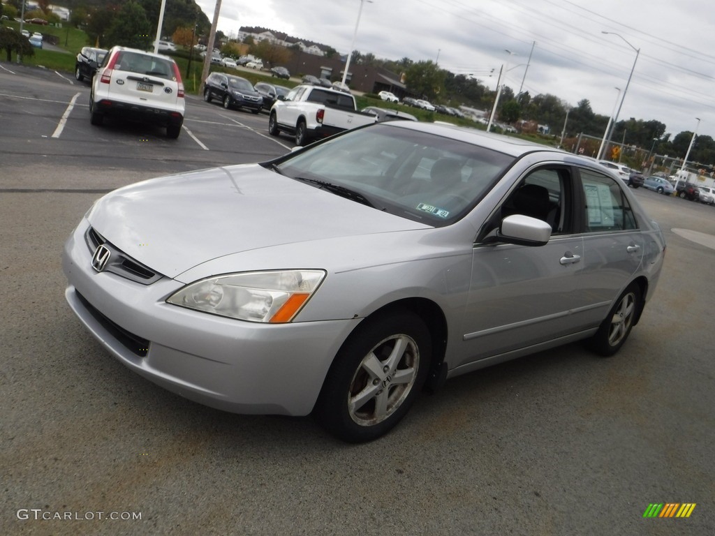 2005 Accord EX-L Sedan - Satin Silver Metallic / Gray photo #5