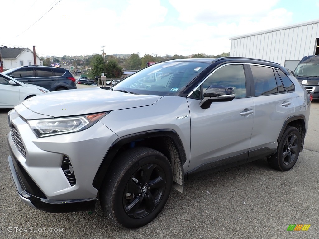 Silver Sky Metallic 2020 Toyota RAV4 XSE AWD Hybrid Exterior Photo #143047475