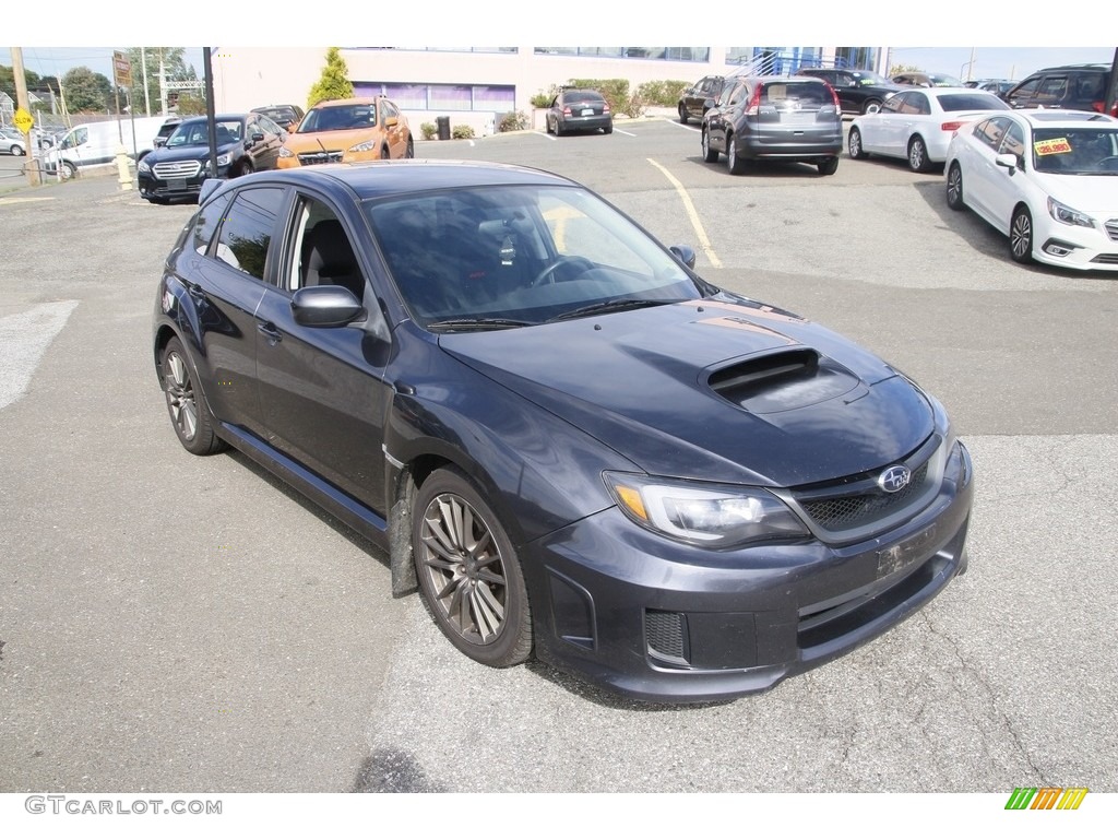 2011 Impreza WRX Wagon - Dark Gray Metallic / Carbon Black photo #3