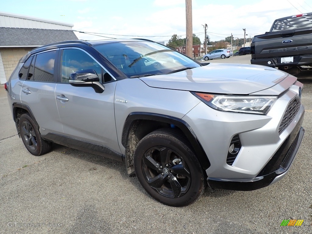 Silver Sky Metallic 2020 Toyota RAV4 XSE AWD Hybrid Exterior Photo #143047547