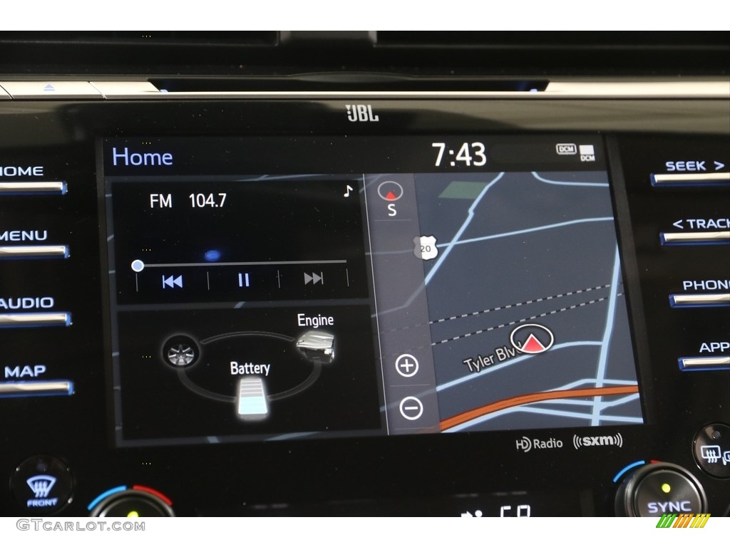 2019 Camry Hybrid XLE - Celestial Silver Metallic / Black photo #10
