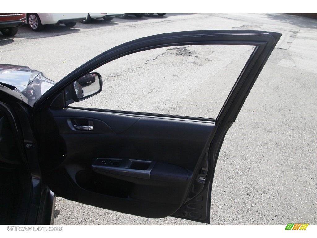 2011 Impreza WRX Wagon - Dark Gray Metallic / Carbon Black photo #16