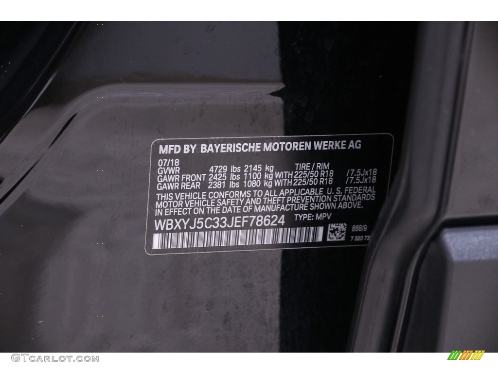2018 X2 xDrive28i - Jet Black / Black photo #21