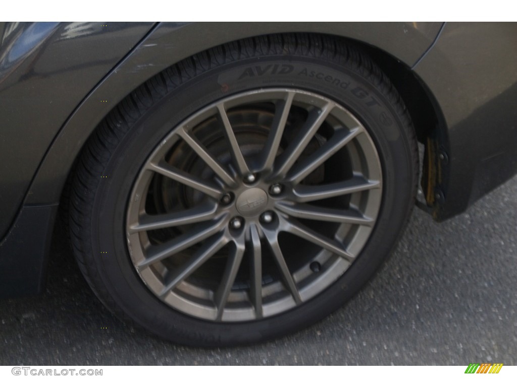 2011 Impreza WRX Wagon - Dark Gray Metallic / Carbon Black photo #22
