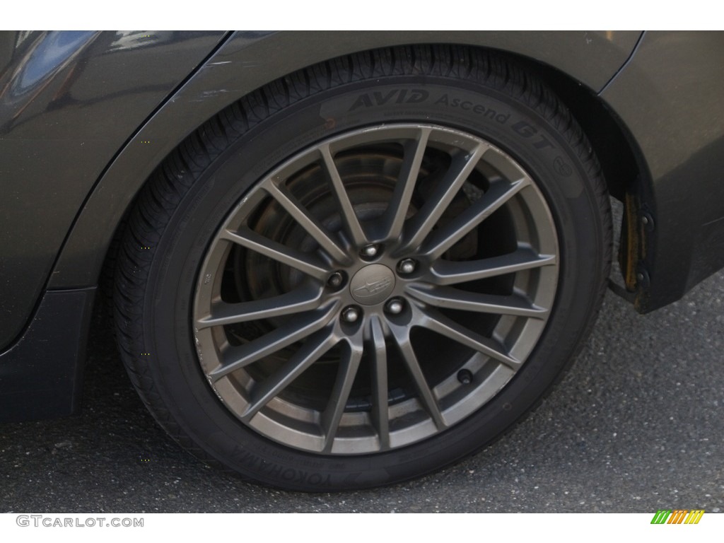 2011 Impreza WRX Wagon - Dark Gray Metallic / Carbon Black photo #23