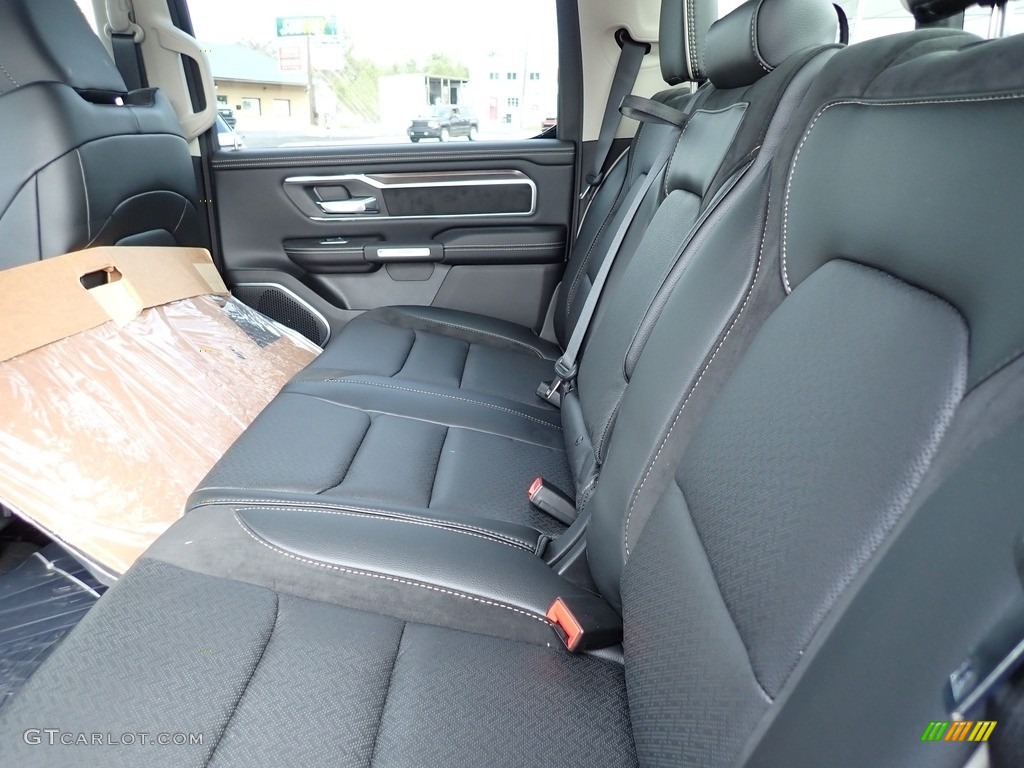 Black Interior 2022 Ram 1500 Laramie Crew Cab 4x4 Photo #143048243