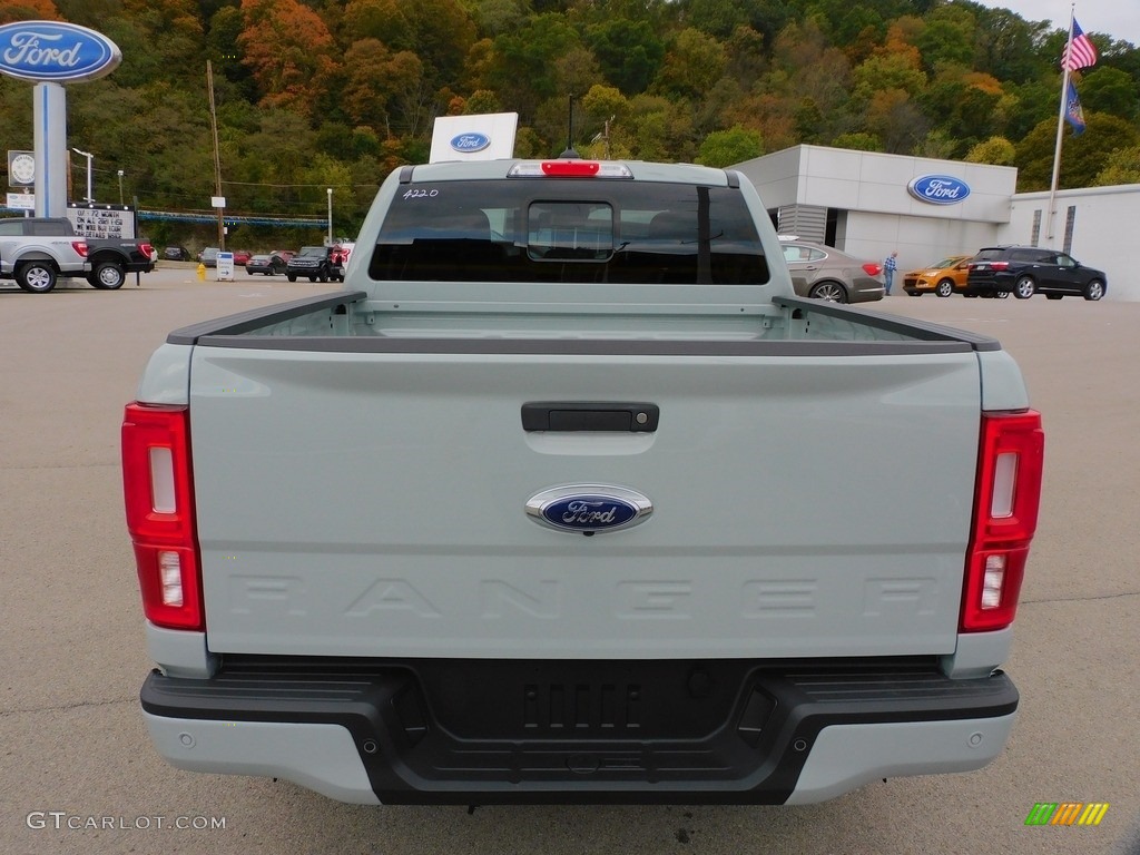2021 Ranger Lariat SuperCrew 4x4 - Cactus Gray Metallic / Ebony photo #3