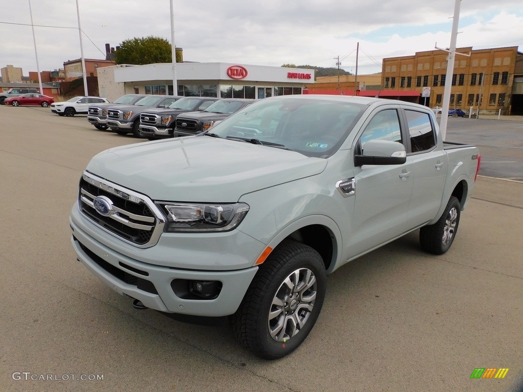 2021 Ranger Lariat SuperCrew 4x4 - Cactus Gray Metallic / Ebony photo #7