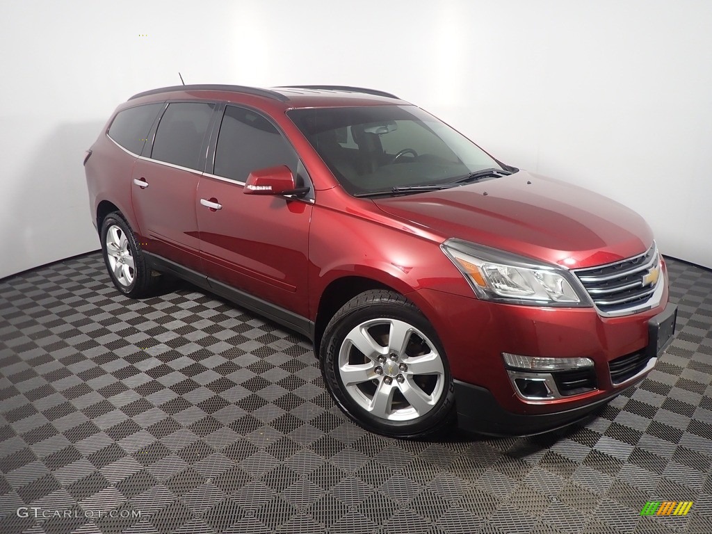 2017 Traverse LT AWD - Siren Red Tintcoat / Ebony photo #4
