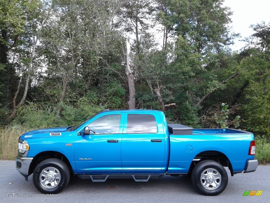 Hydro Blue Pearl 2021 Ram 2500 Tradesman Crew Cab 4x4 Exterior Photo #143048588