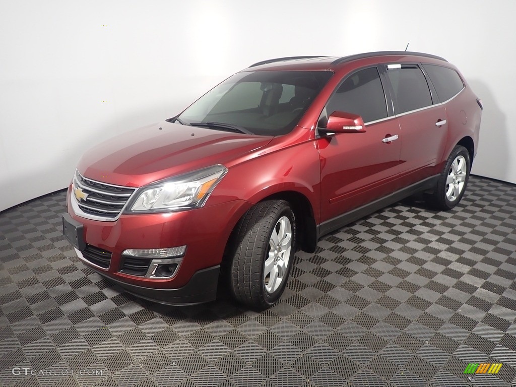 2017 Traverse LT AWD - Siren Red Tintcoat / Ebony photo #9