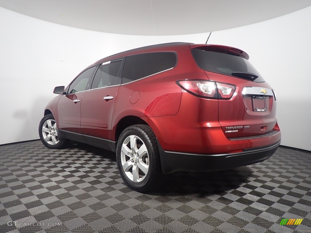 2017 Traverse LT AWD - Siren Red Tintcoat / Ebony photo #12