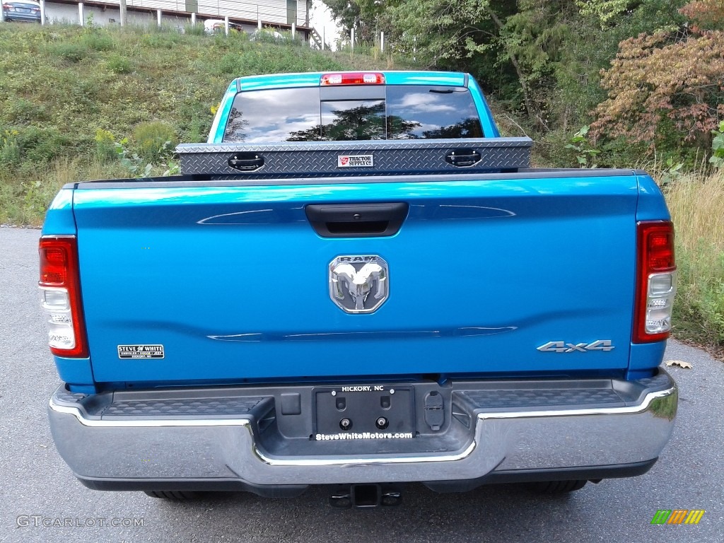 2021 2500 Tradesman Crew Cab 4x4 - Hydro Blue Pearl / Black photo #8