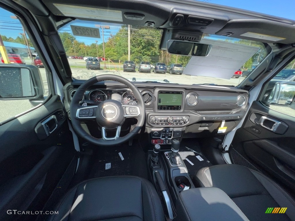 2021 Wrangler Unlimited Rubicon 4x4 - Bright White / Black photo #5