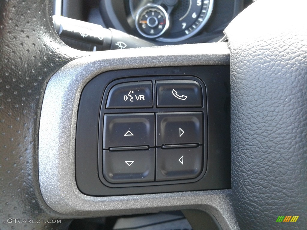 2021 Ram 2500 Tradesman Crew Cab 4x4 Black Steering Wheel Photo #143049131