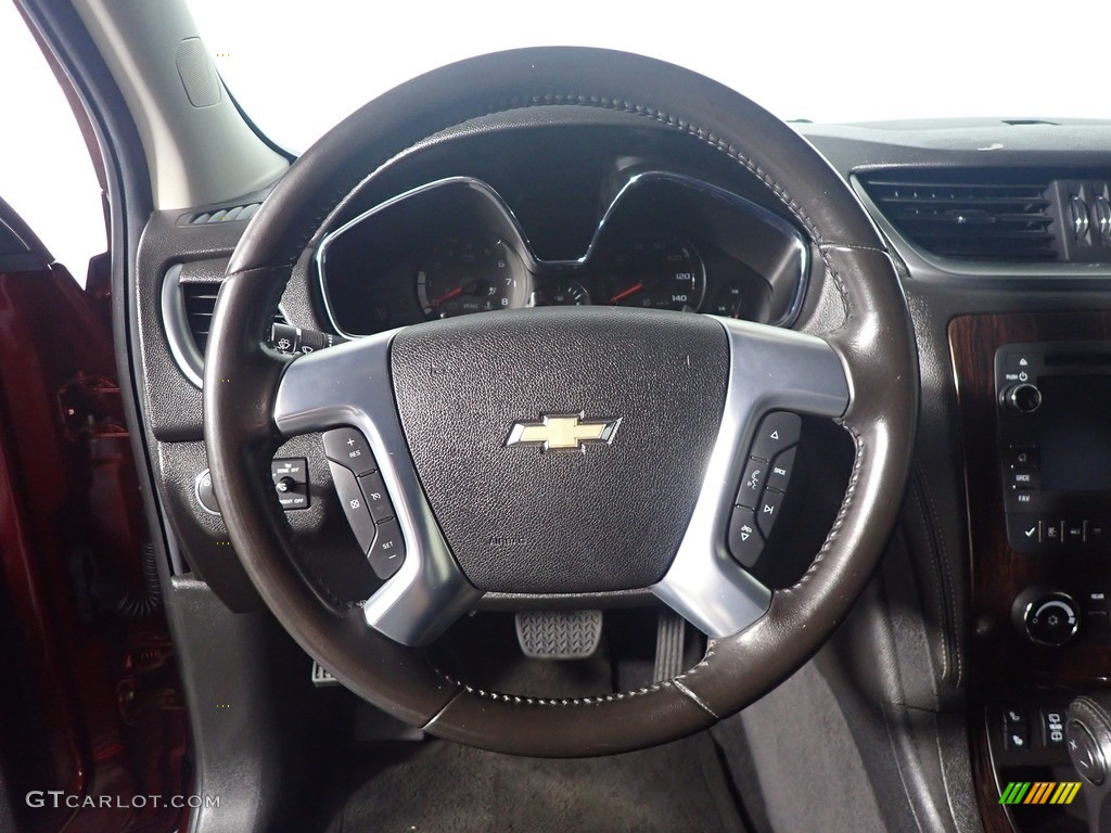 2017 Traverse LT AWD - Siren Red Tintcoat / Ebony photo #28