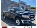 2022 Diamond Black Crystal Pearl Ram 1500 Big Horn Quad Cab 4x4  photo #1