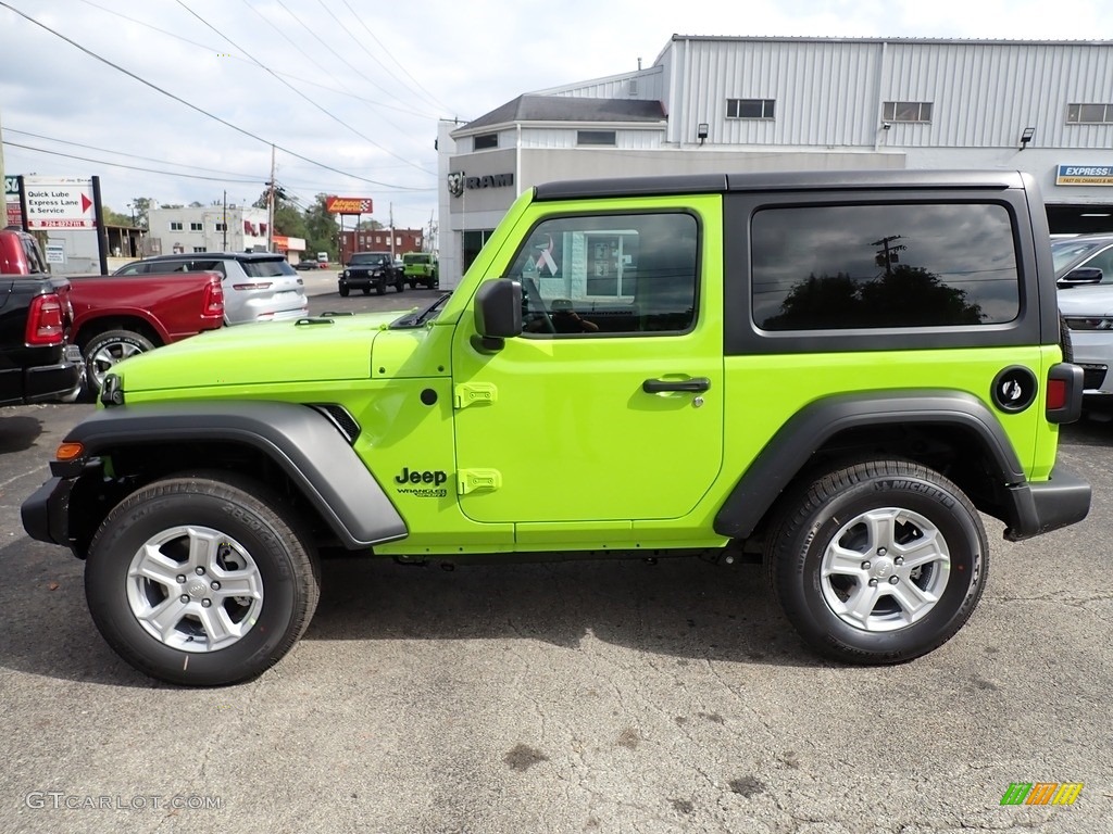 Limited Edition Gecko 2021 Jeep Wrangler Sport 4x4 Exterior Photo #143049467