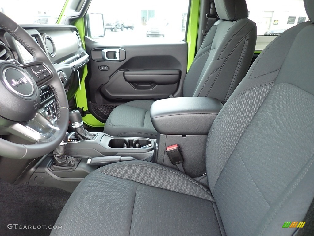 Black Interior 2021 Jeep Wrangler Sport 4x4 Photo #143049668