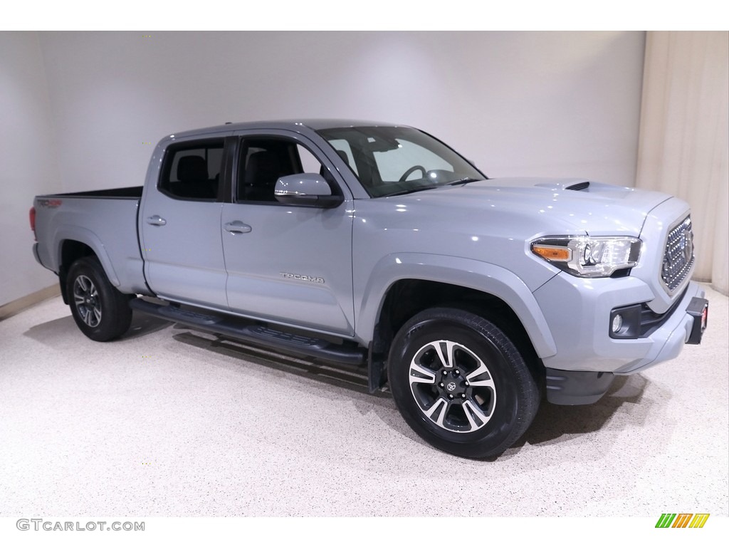 2019 Tacoma TRD Sport Double Cab 4x4 - Cement Gray / TRD Graphite photo #1