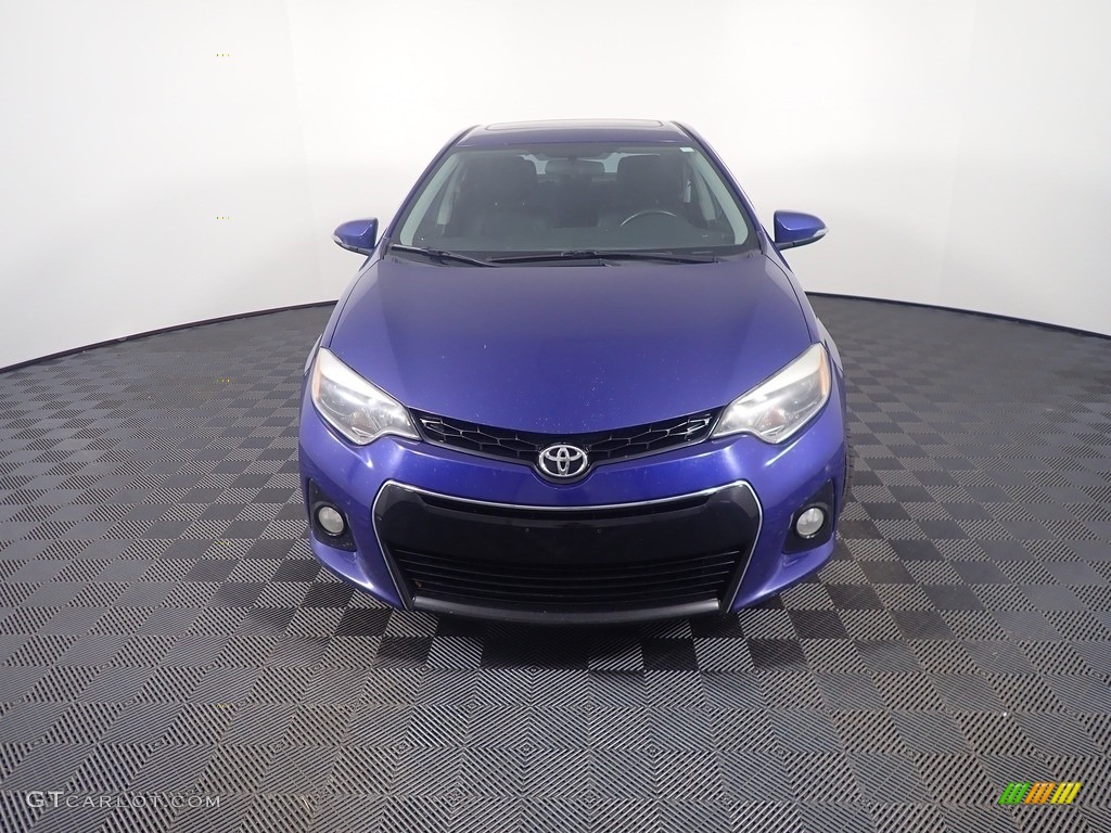 2014 Corolla S - Blue Crush Metallic / Black photo #6