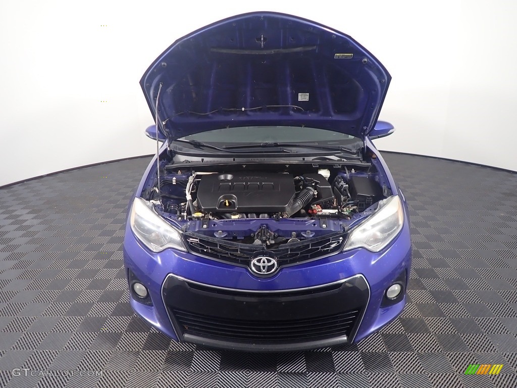 2014 Corolla S - Blue Crush Metallic / Black photo #7