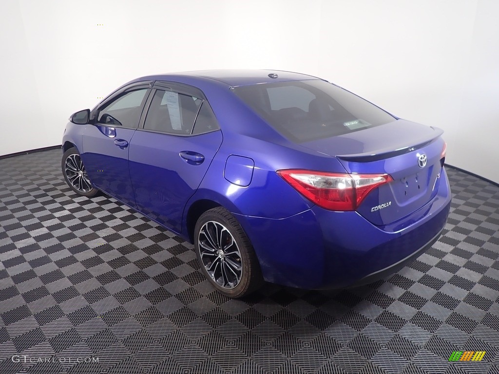 2014 Corolla S - Blue Crush Metallic / Black photo #11