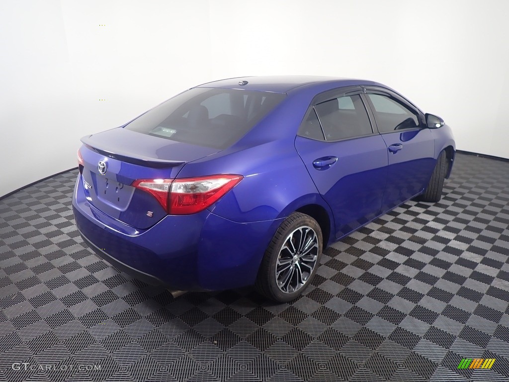 2014 Corolla S - Blue Crush Metallic / Black photo #15