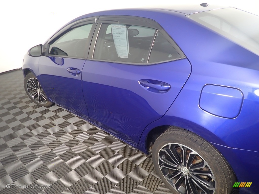 2014 Corolla S - Blue Crush Metallic / Black photo #16