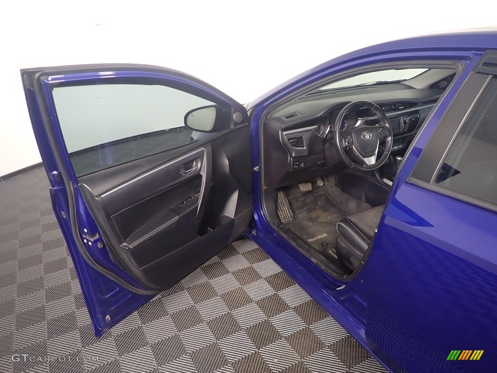 2014 Corolla S - Blue Crush Metallic / Black photo #18